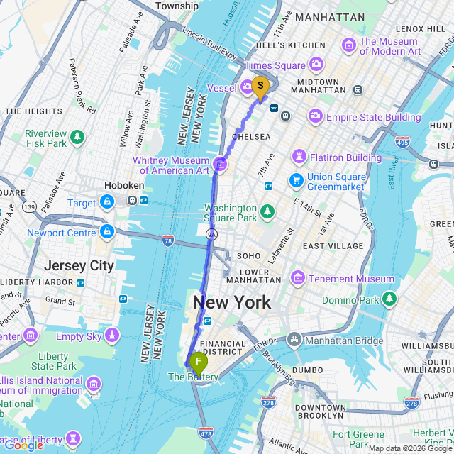 Route map for Run with G 40