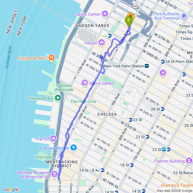 Route map for 5K