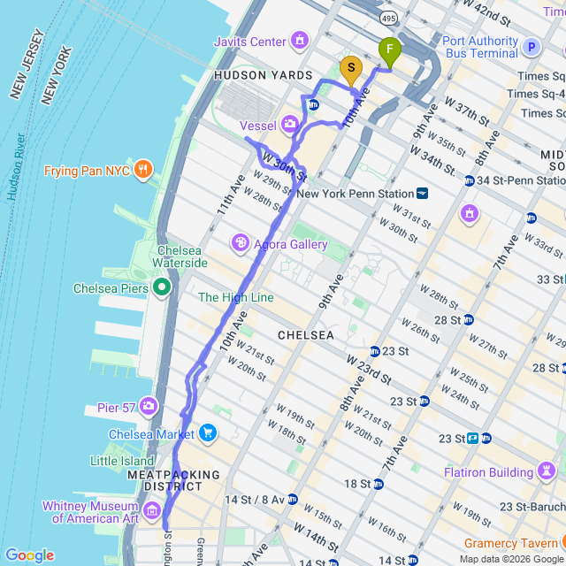 Route map for Run with G 42