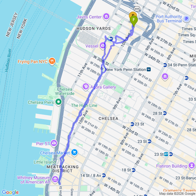 Route map for Run with Milla 80